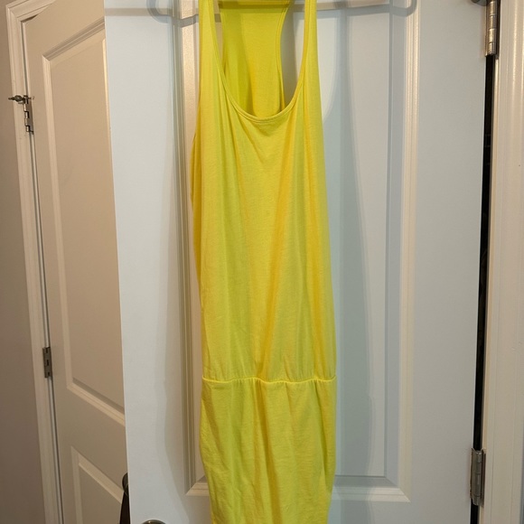Michael Stars size small yellow dress casual never worn before - Picture 3 of 4